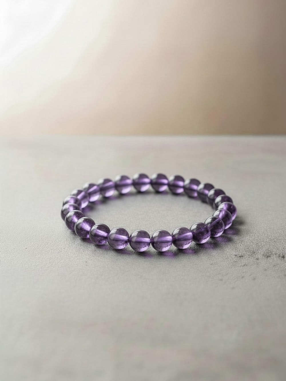 Elegant Black Beaded Stretch Bracelet